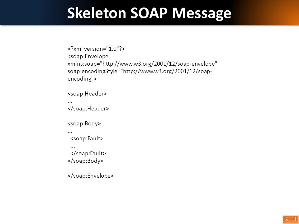 Skeleton SOAP Message