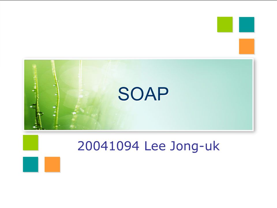 SOAP Lee Jong-uk