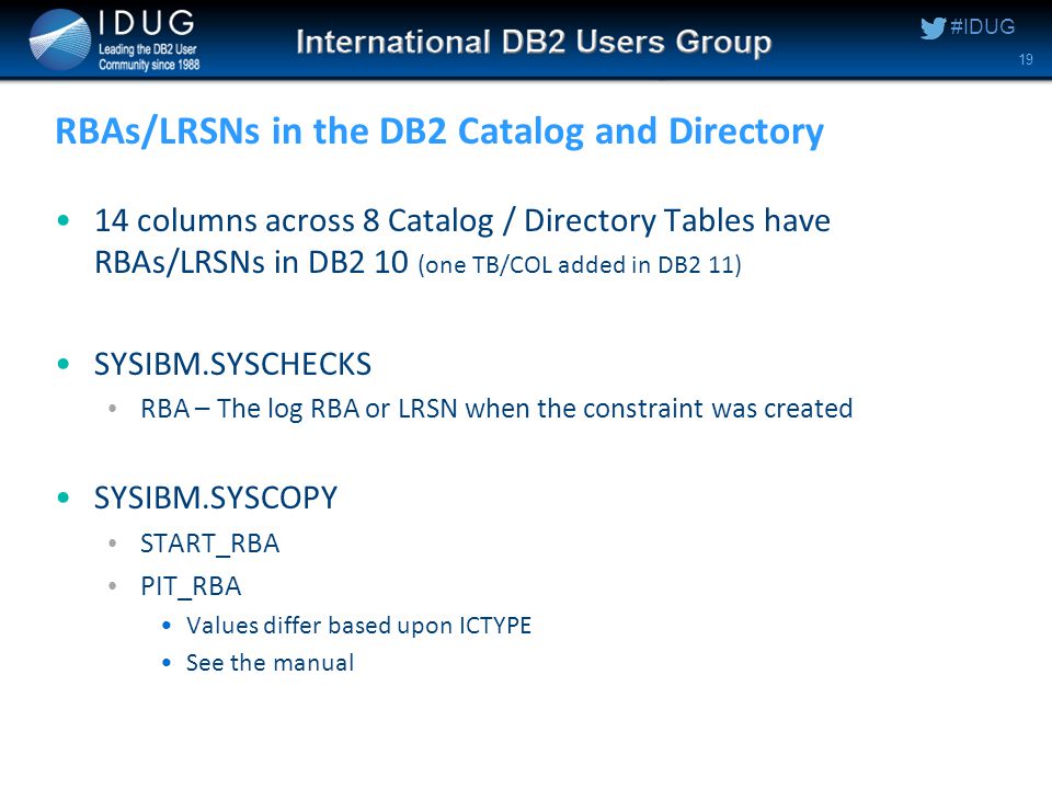 Sysibm Tables