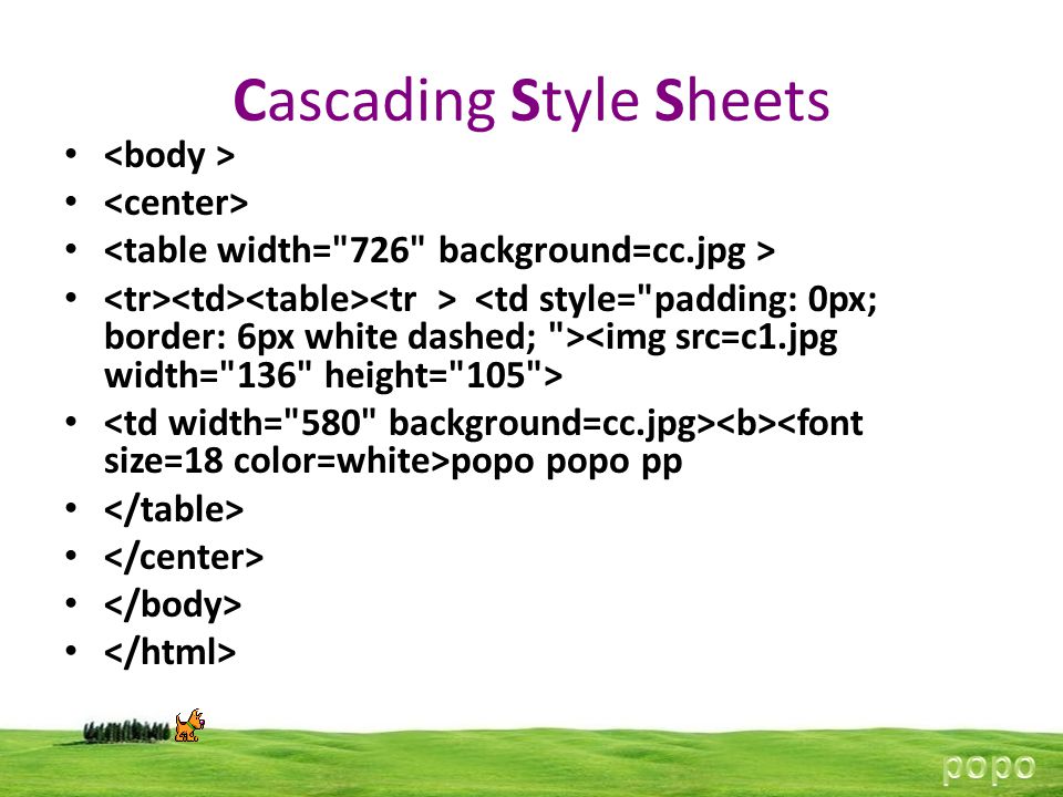 Cascading Style Sheets popo popo pp