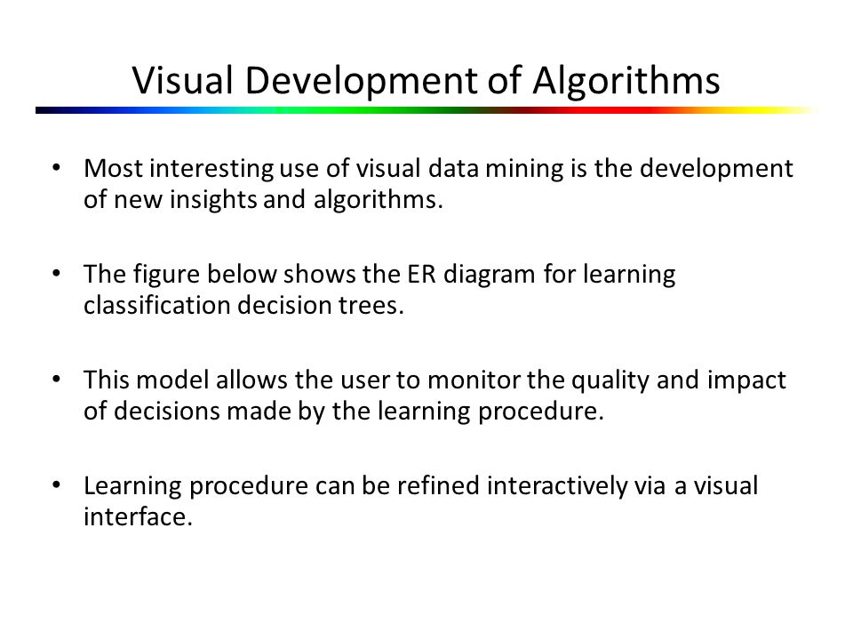 Visual Data Mining: Concepts, Frameworks and Algorithm Development ...