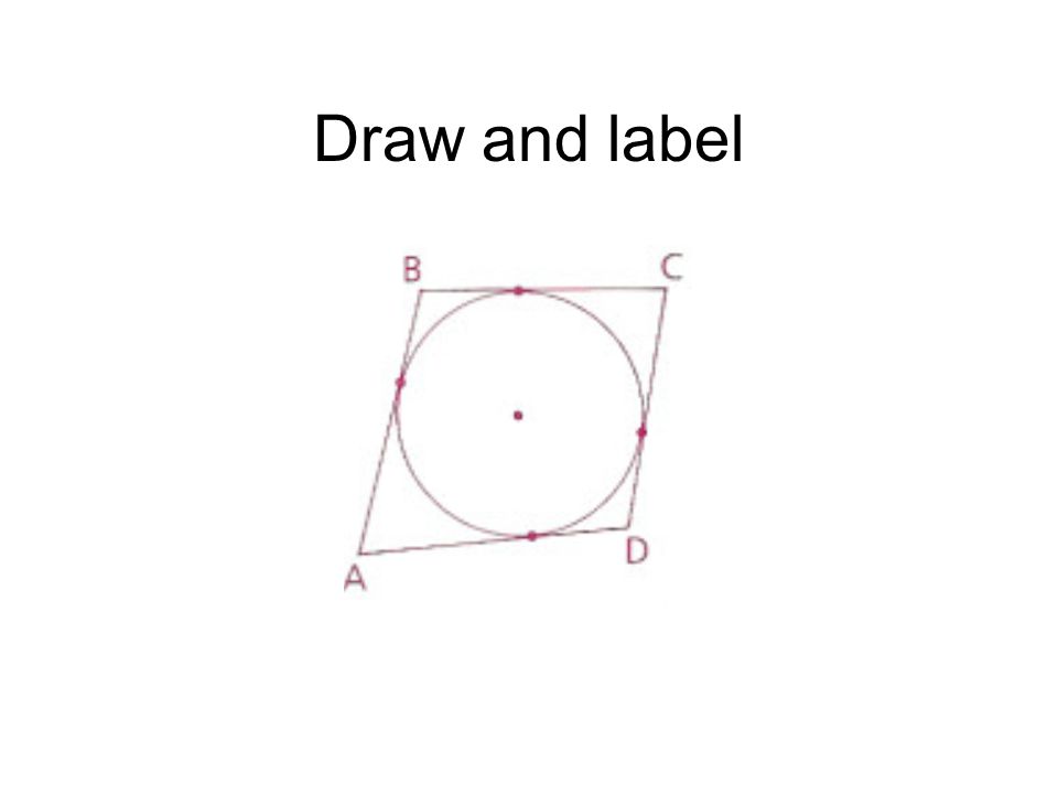 Draw and label