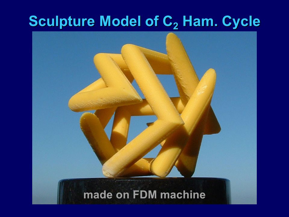 Sculpture Model of C 2 Ham. Cycle made on FDM machine