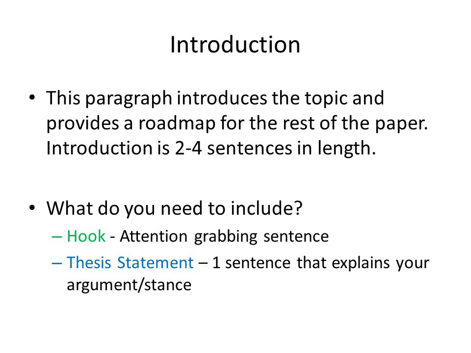 Introduction This paragraph introduces the topic and provides a roadmap for the rest of the paper.