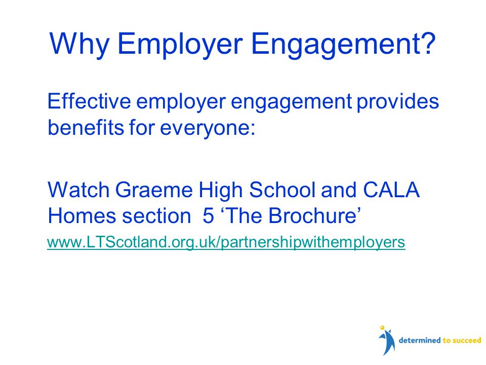 Why Employer Engagement.