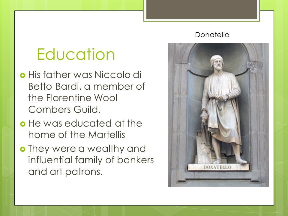 Why Donatello Was a Father of the Renaissance