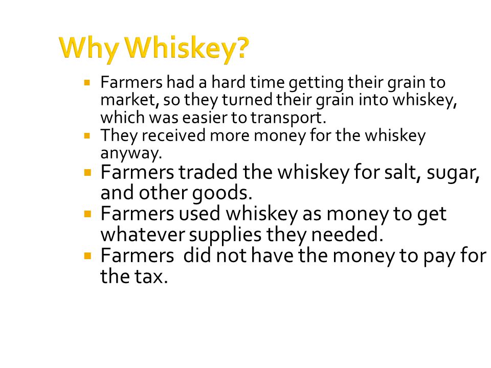 Why Whiskey.