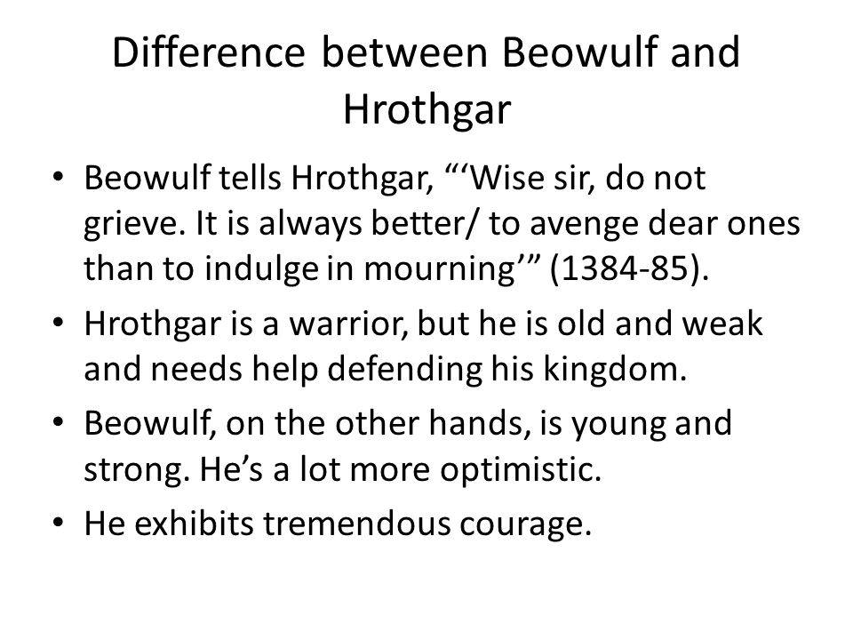 Доклад: A Comparison between Beowulf & Redcrosse Knight