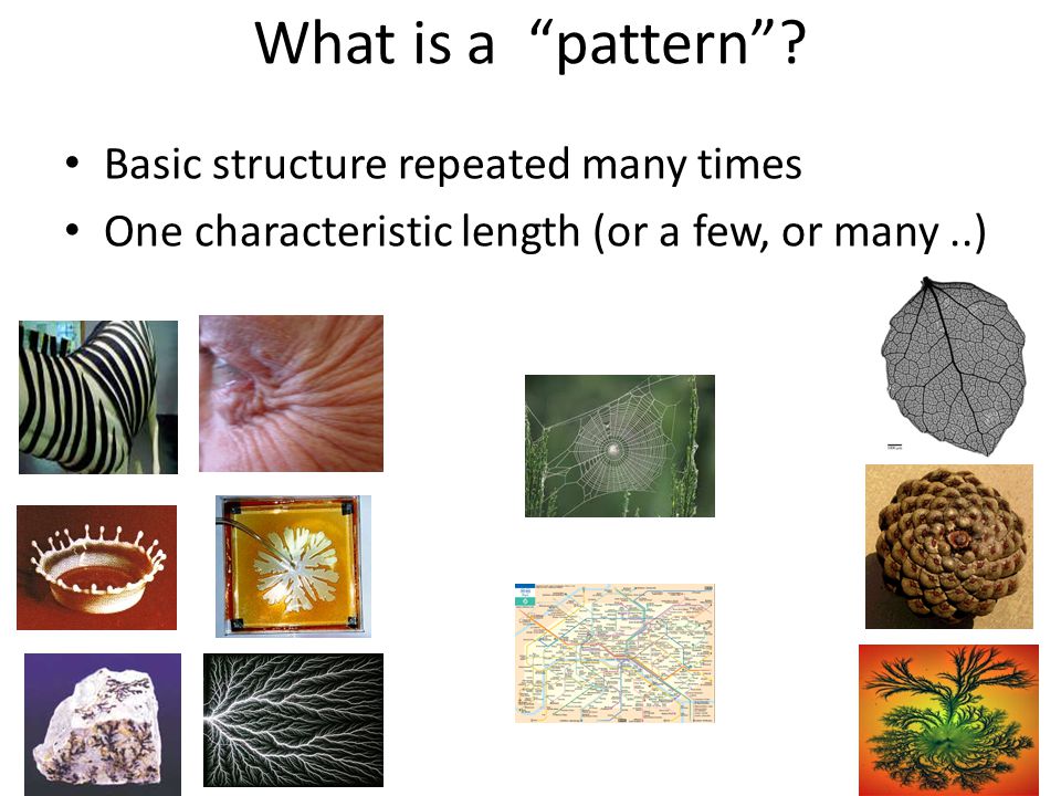 What is a pattern .