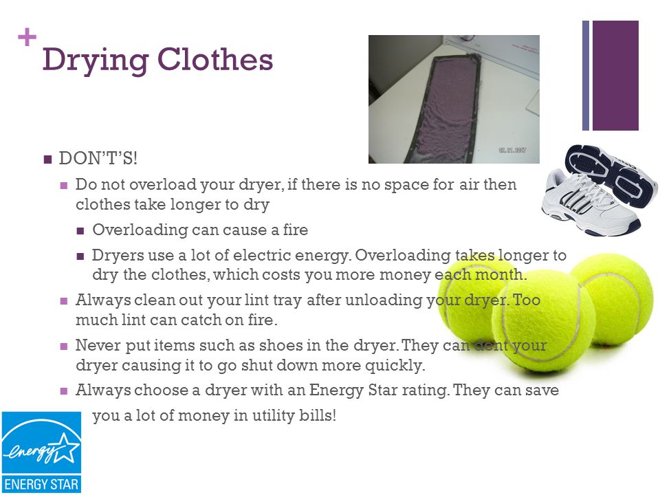 + Drying Clothes DON’T’S.