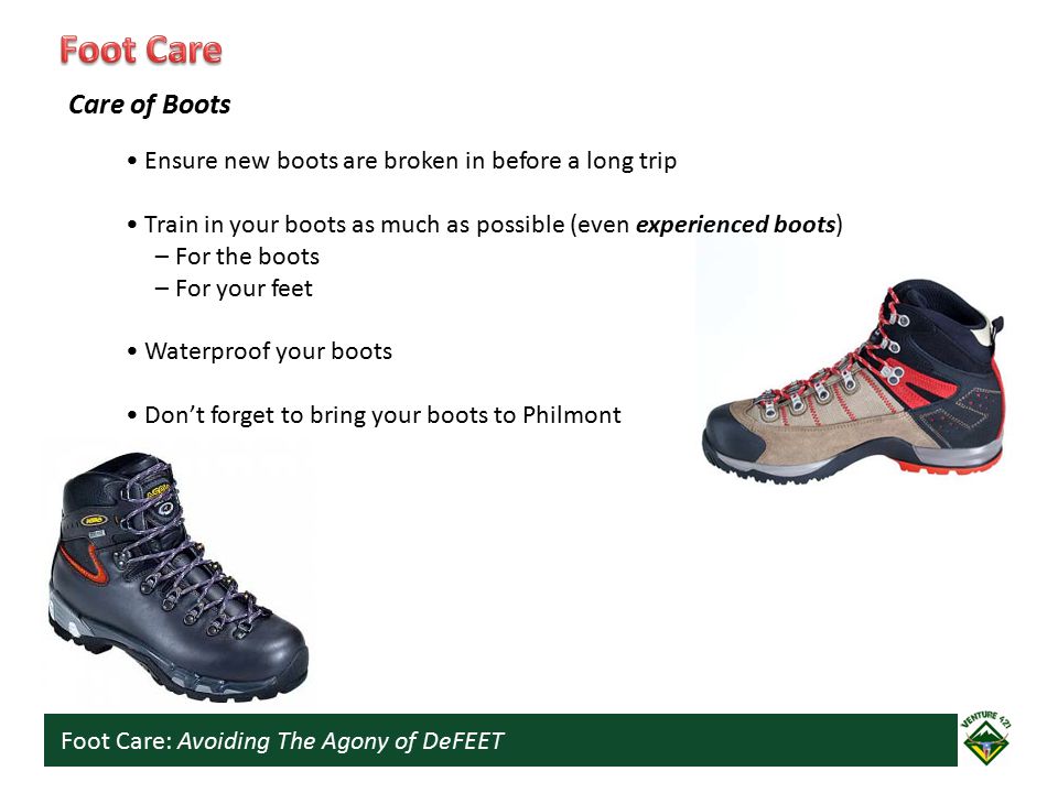 Avoiding the Agony of DeFEET Copied and modified from Troop 2819  Presentation. - ppt download