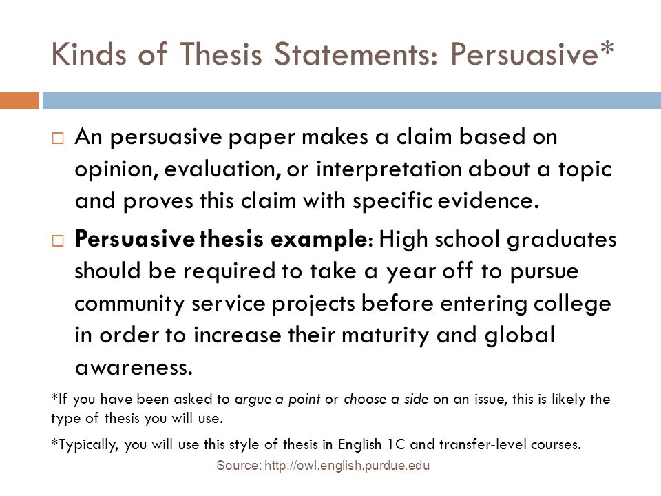 What are the Roles of a Thesis. 1.
