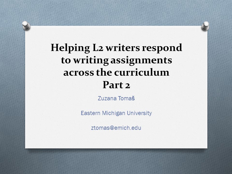 Writing assignments for university of michigan