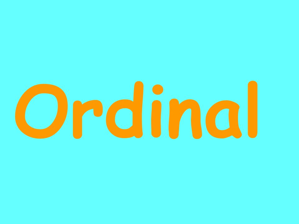 Ordinal