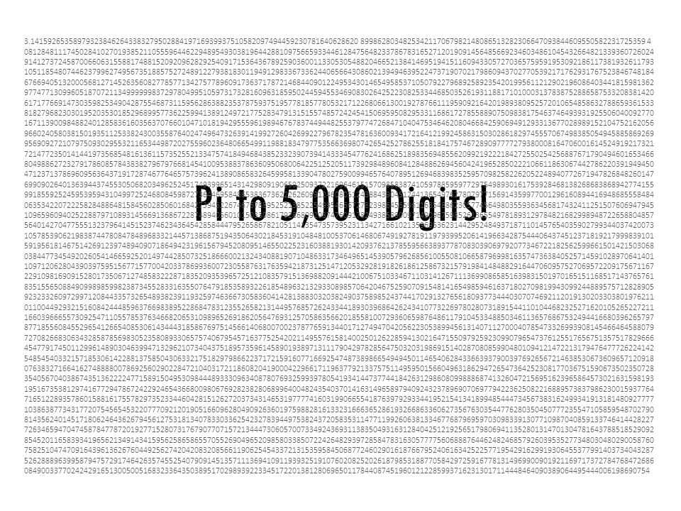 Happy Pi Day Bulletin Board & Program Idea Submitted By: Cameron Hovey,  Minnesota State University, Mankato. - ppt download