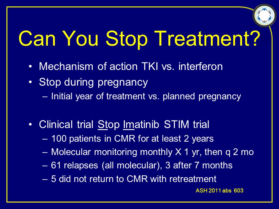 Can You Stop Treatment. Mechanism of action TKI vs.