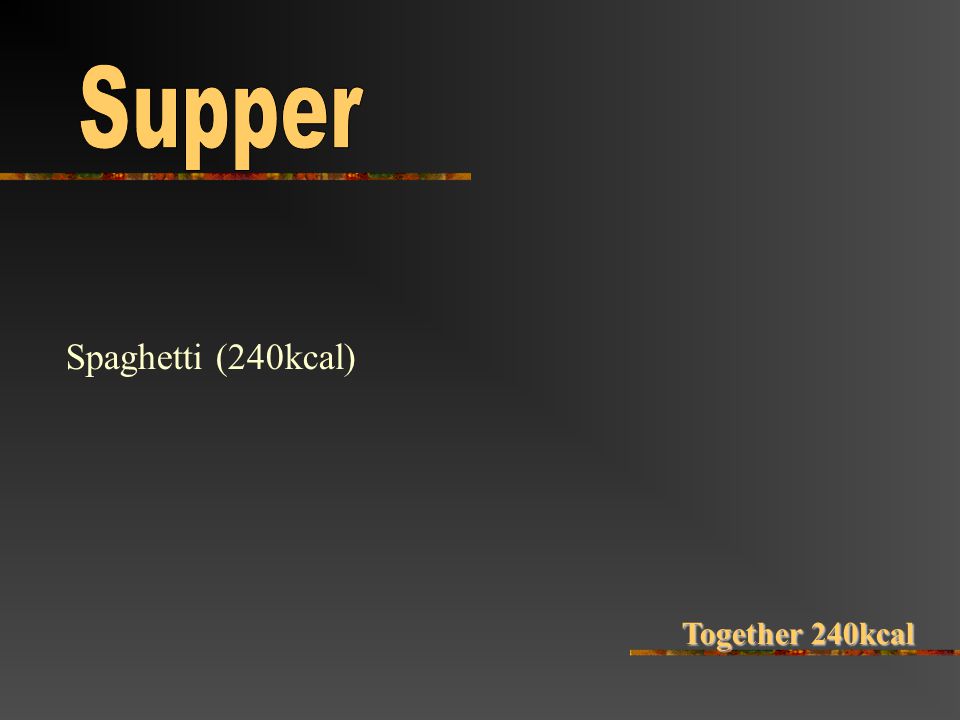 Spaghetti (240kcal) Together240kcal Together 240kcal