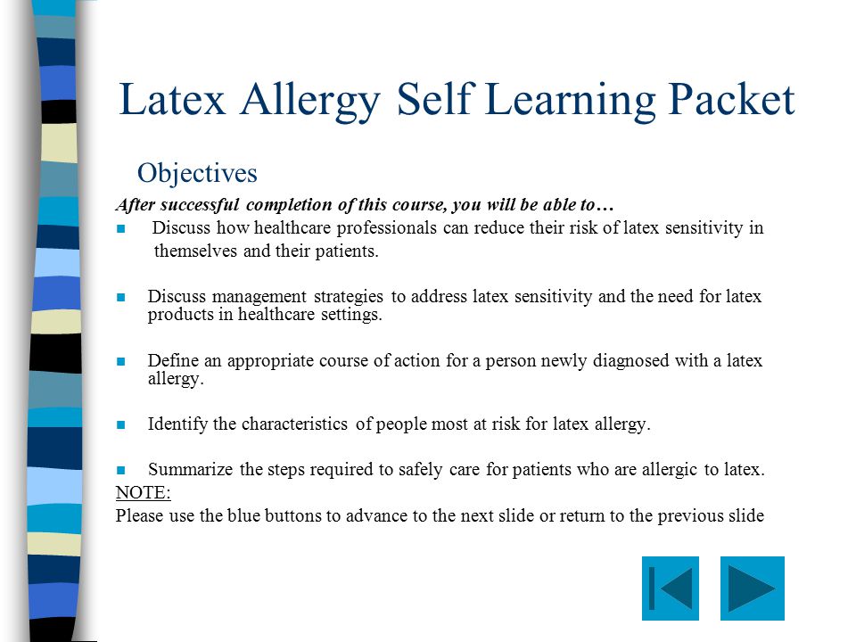 Death associated with latex allergy
