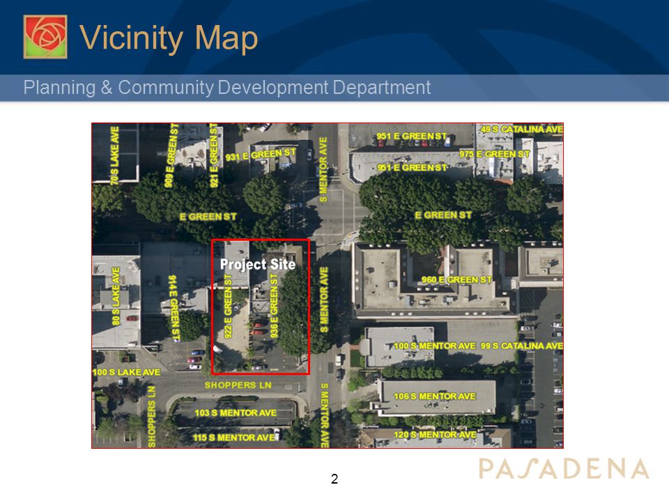 Planning & Community Development Department Vicinity Map 2