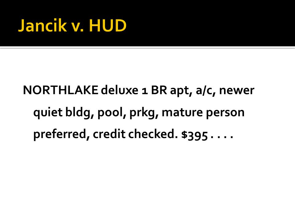 NORTHLAKE deluxe 1 BR apt, a/c, newer quiet bldg, pool, prkg, mature person preferred, credit checked.