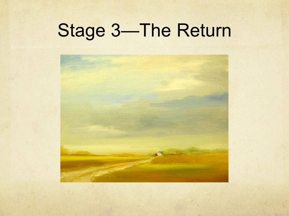Stage 3—The Return