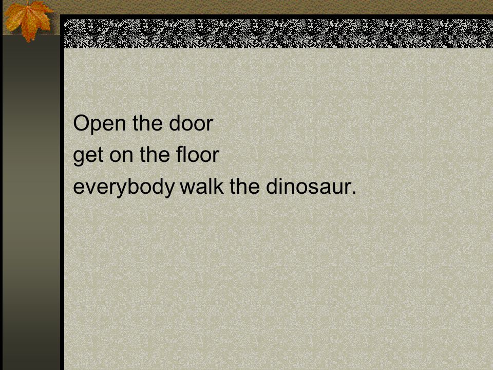 Walk The Dinosaur By Was Not Was Boom Boom Acka Lacka Lacka