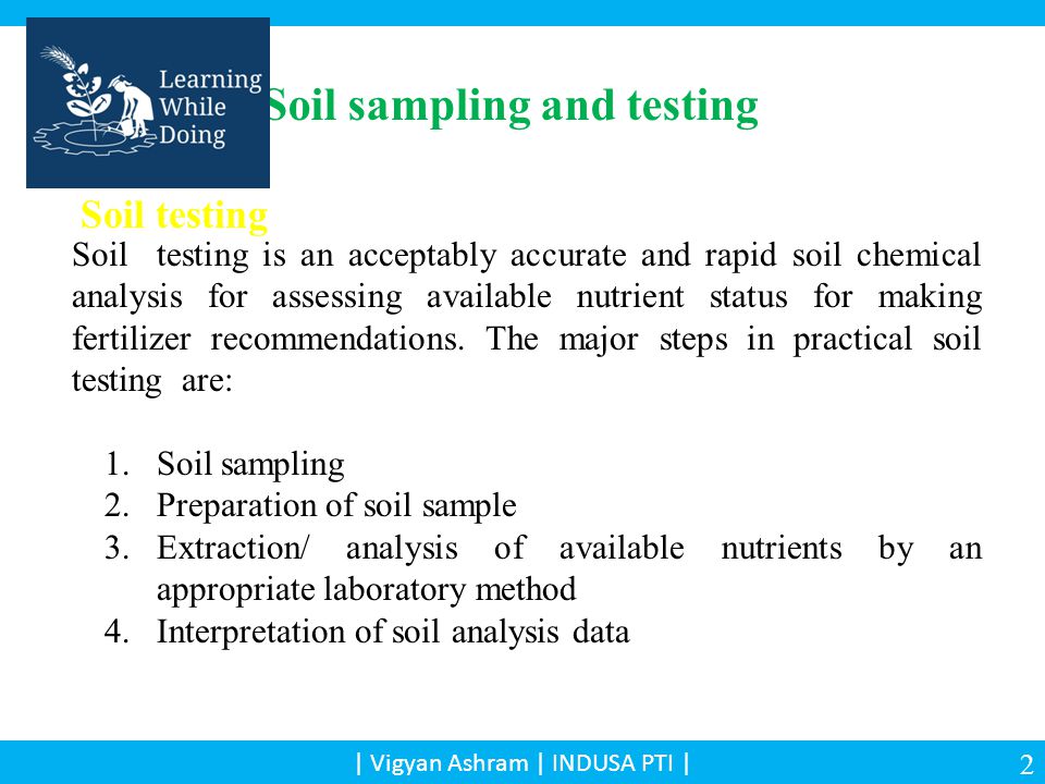preparation of soil sample The apparatus for soil samples preparation 2. 3. 2 organically bound.