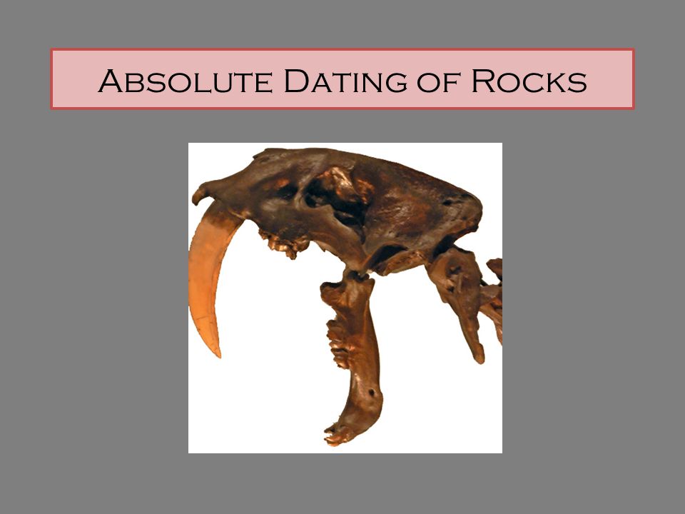 Isotopen in absolute dating