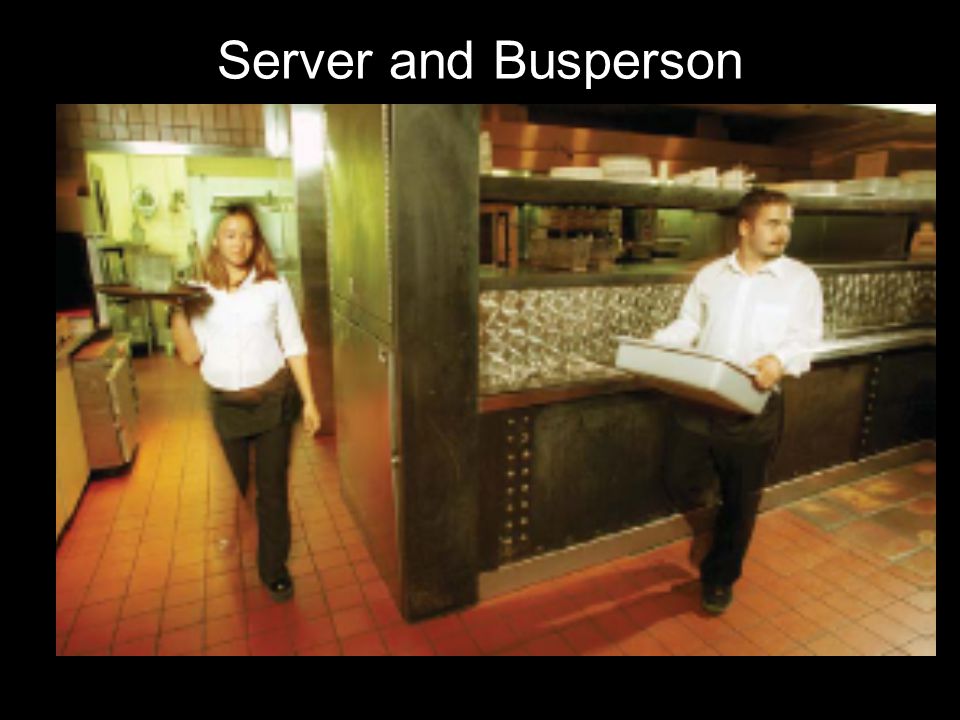 Server and Busperson