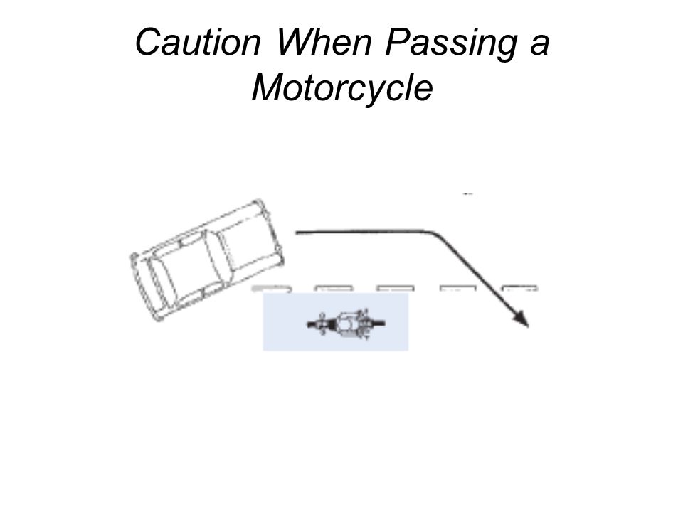 Caution When Passing a Motorcycle