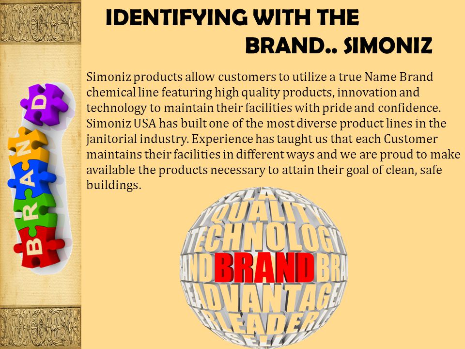IDENTIFYING WITH THE BRAND..