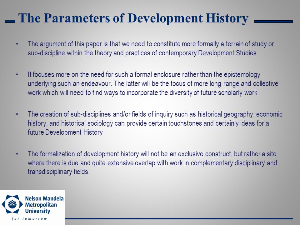 Professor Richard Haines Head Department Of Development - 