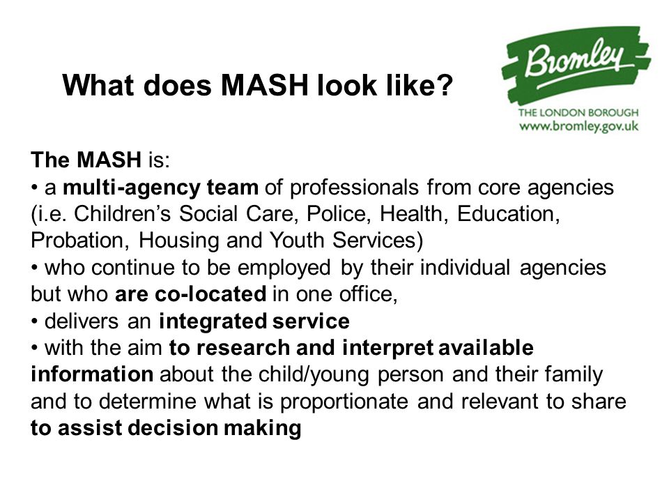What does MASH look like.