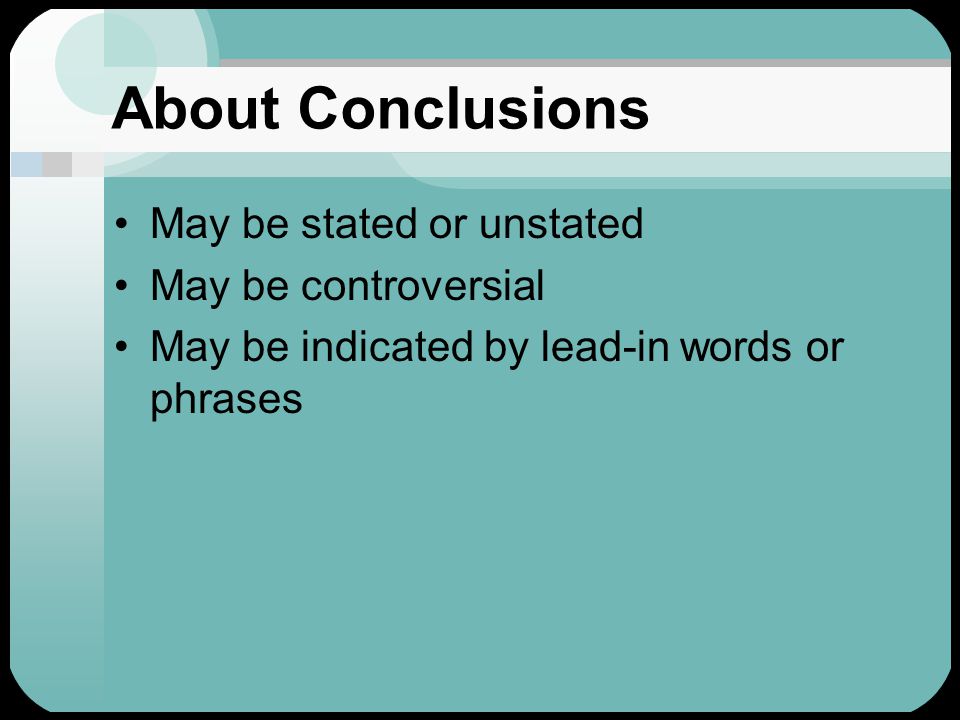 Accept or Reject? The Issue of The Types of Arguments for the