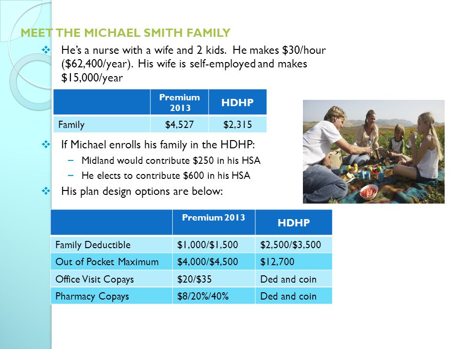 MEET THE MICHAEL SMITH FAMILY  He’s a nurse with a wife and 2 kids.
