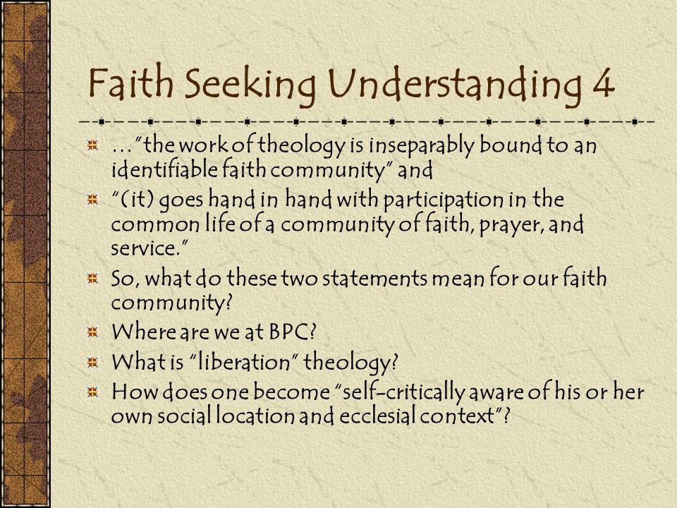 faith seeking understanding migliore chapter summary