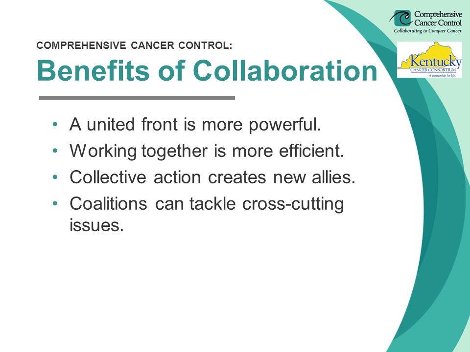 A united front is more powerful. Working together is more efficient.
