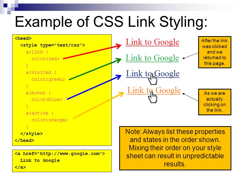 Css Link
