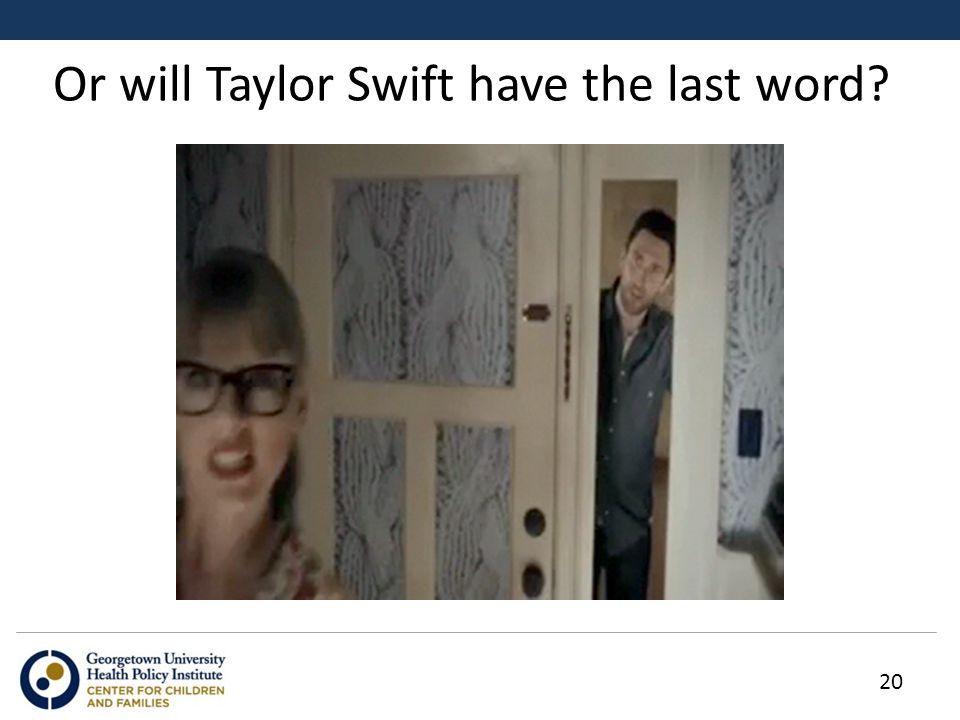 Or will Taylor Swift have the last word 20