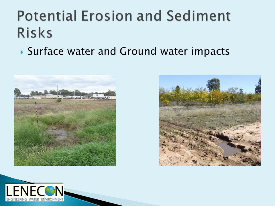  Surface water and Ground water impacts