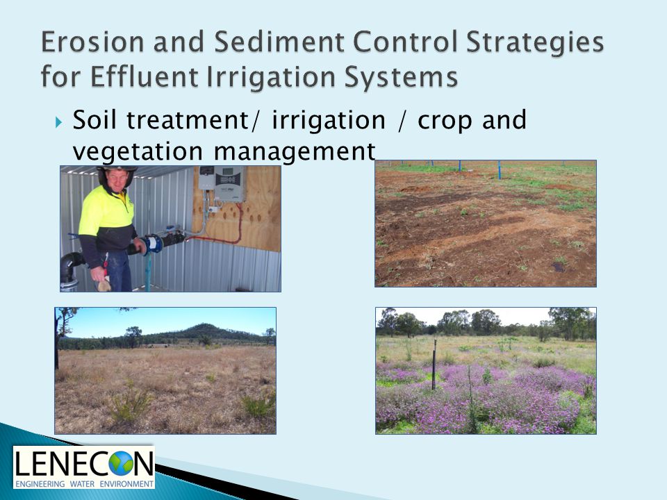  Soil treatment/ irrigation / crop and vegetation management