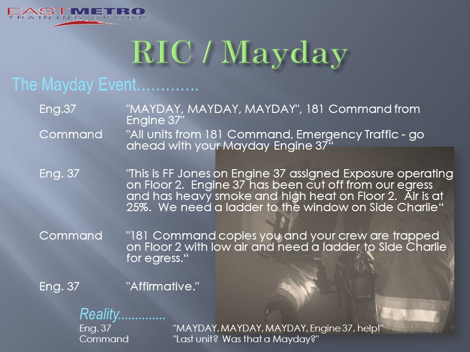 The Mayday Event………….