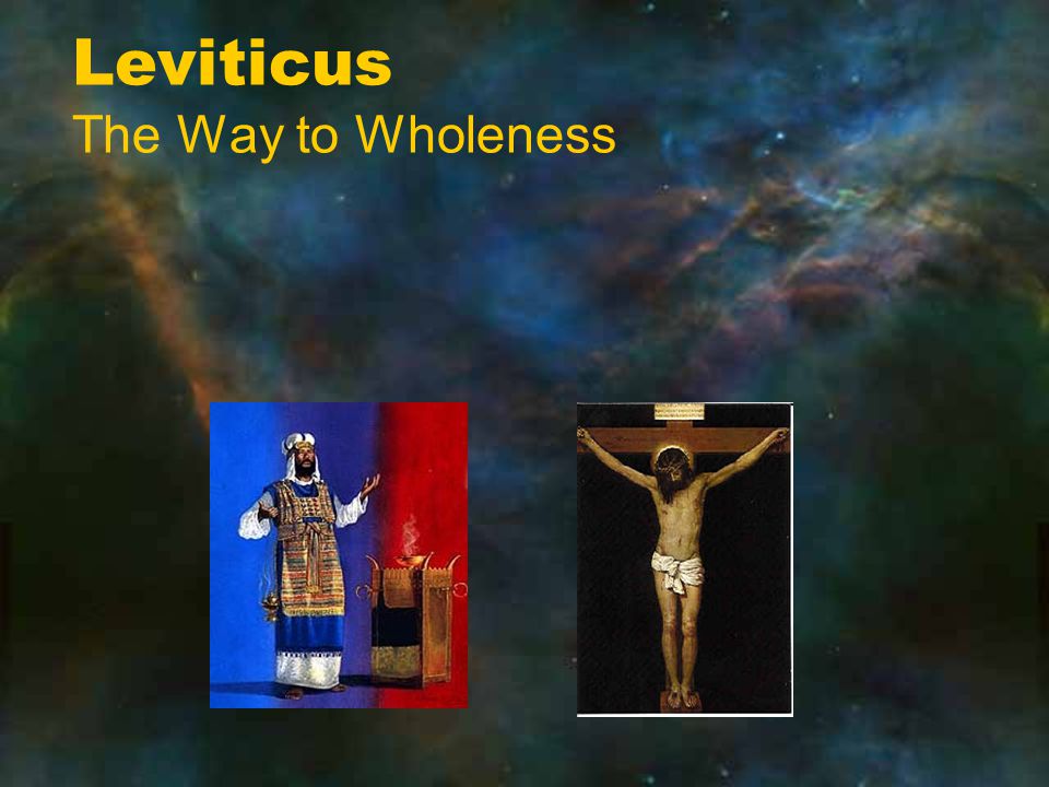 Leviticus The Way to Wholeness