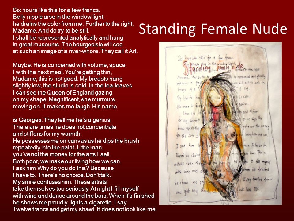 Standing Female Ann Duffy, “LARGE NUDE” – Georges Braque Video- /watch?v=wzXm2wEzyww. - ppt download