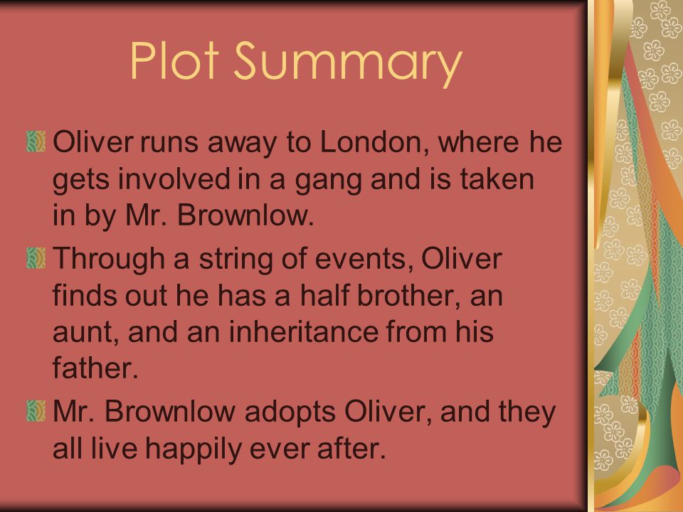 oliver twist commentary