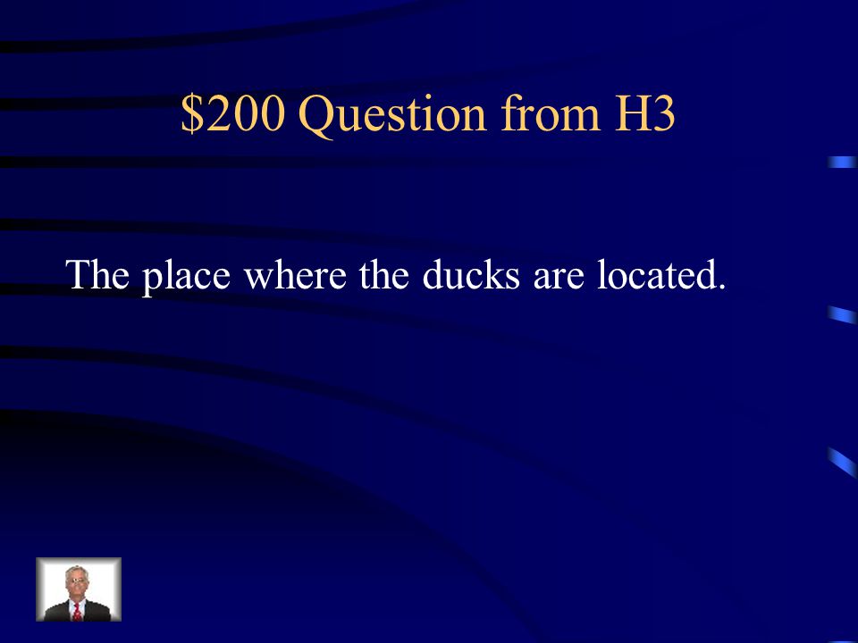 $100 Answer from H3 New York