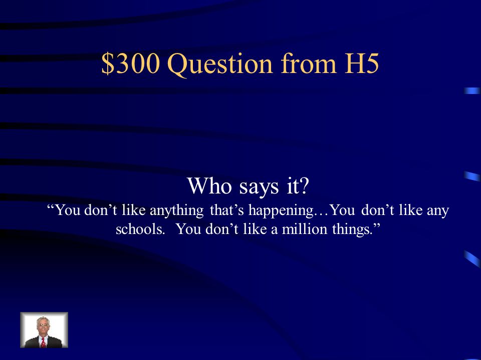 $200 Answer from H5 Mr. Antolini