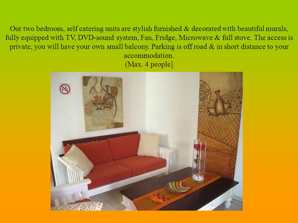 Our Single rooms are stylishly furnished and decorated with beautiful murals, bathroom en suite.
