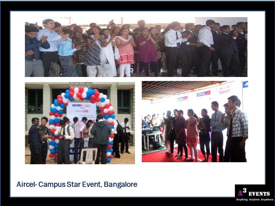 Aircel- Campus Star Event, Bangalore