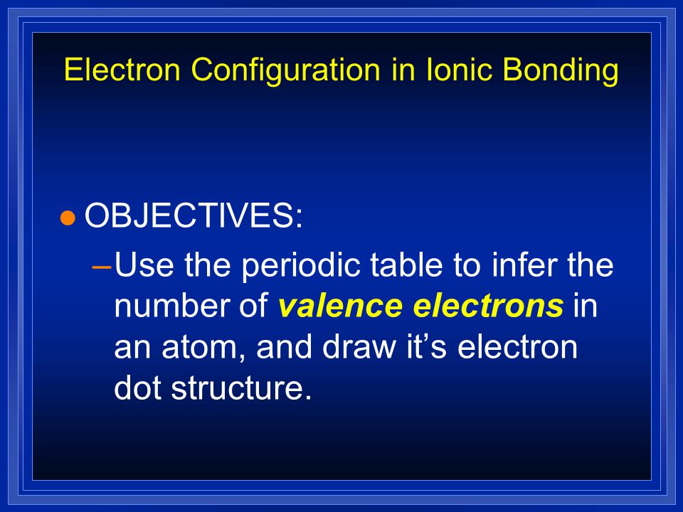 MYP Chemistry Ionic Bonding and Ionic Compounds International College Spain